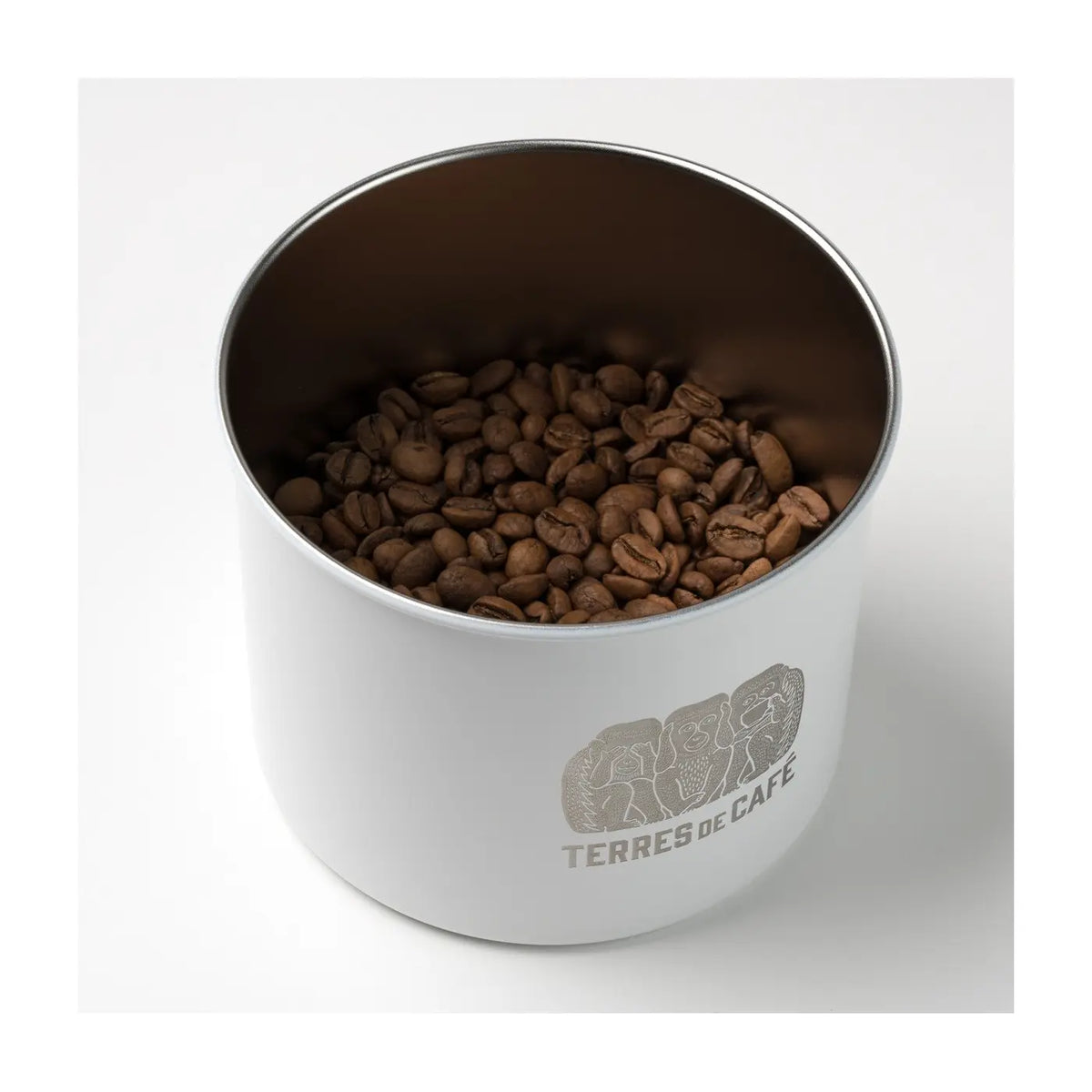 Airscape boîte hermétique Terres de Café blanche - 250 g - 2