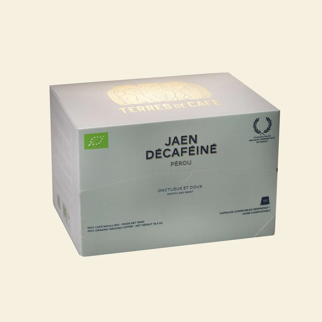 Capsules Home-Compostable Jaen décaféiné Bio x 100 - 1
