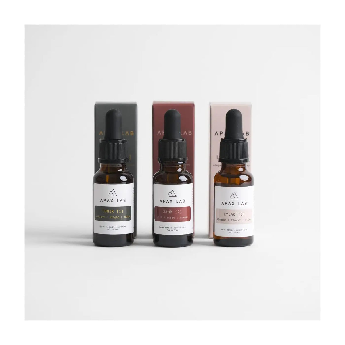 Concentrés de minéraux - Kit de 3 fioles 20mL - Apax - 1