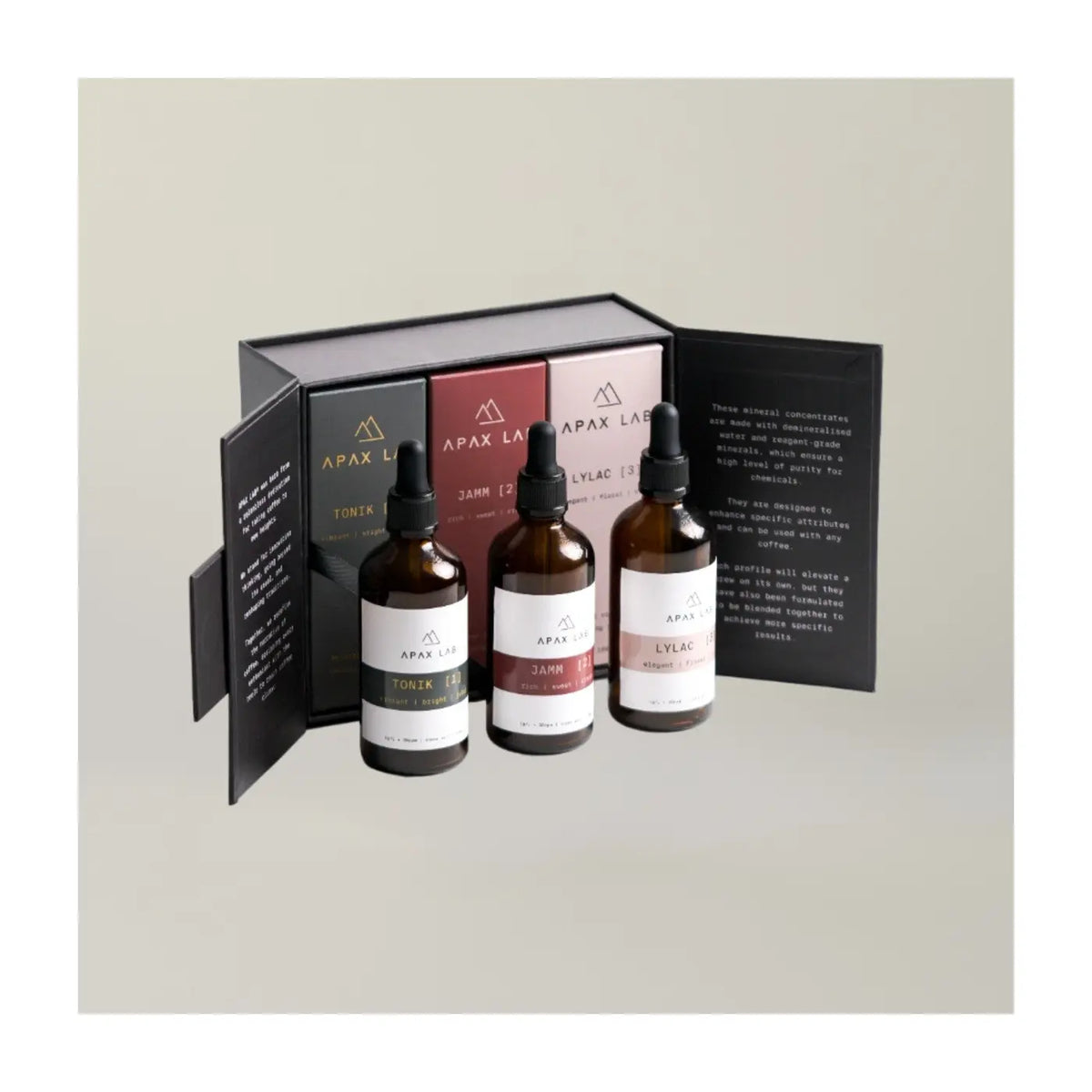 Concentrés de minéraux - Kit de 3 fioles 20mL - Apax - 2